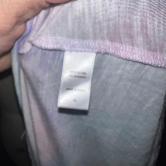 Koolaburra by UGG Womens Tie Dye Tank Top XL Pink Purple Blue Sleeveless - Picture 7 of 7